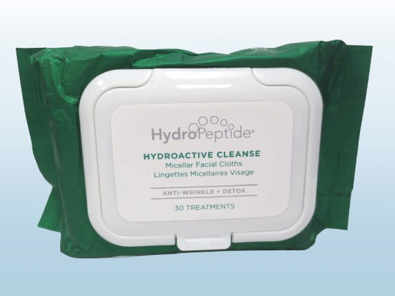 HydroPeptide Hydroactive Cleanse Micellar Facial Cloths - 30 Treatments