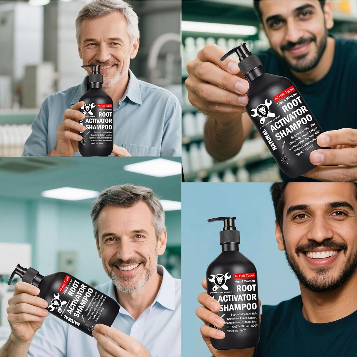 Hair Growth Shampoo for Men - 200ml Root Activator