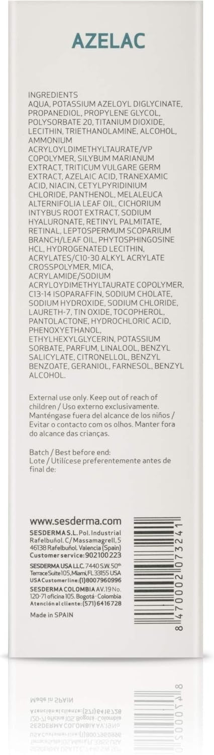 Azelac Moisturizing Gel 50ml for Acne-Prone Skin