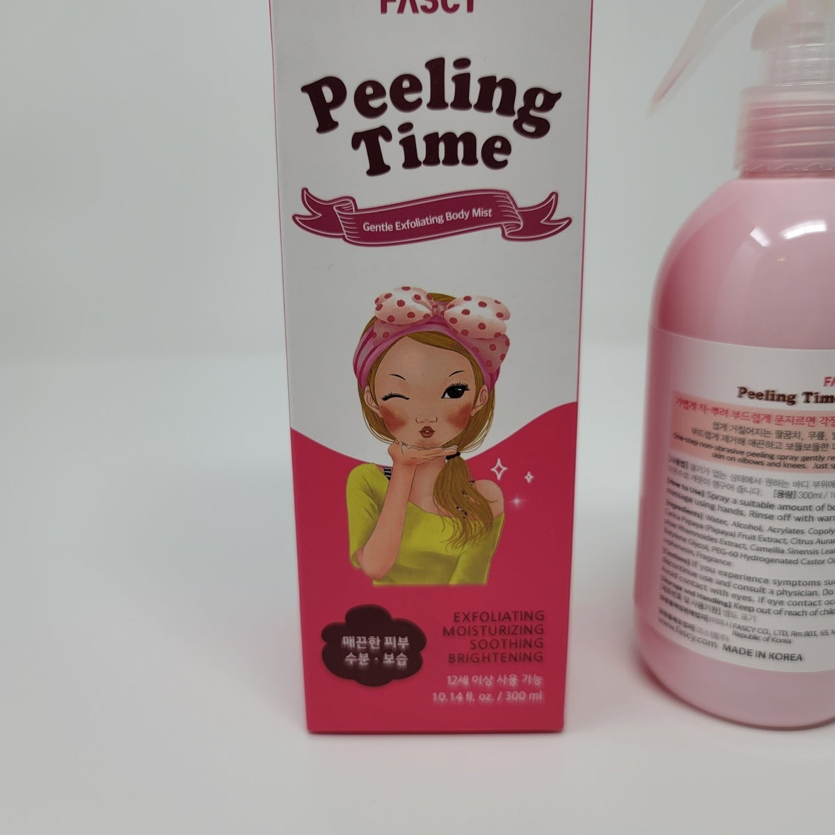 K Beauty Fascy Peeling Time Gentle Exfoliating Body Mist Spray 10.14