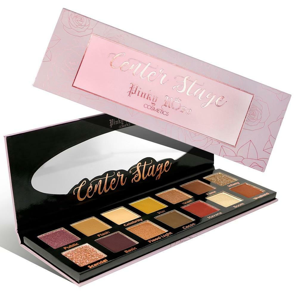 Pinky Rose Cosmetics Centerstage Eye Shadow Palette - Full Size, Limited Edition