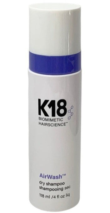 K18 AirWash Dry Shampoo - 118 ml Refreshes Hair, Absorbs Oil & Odor