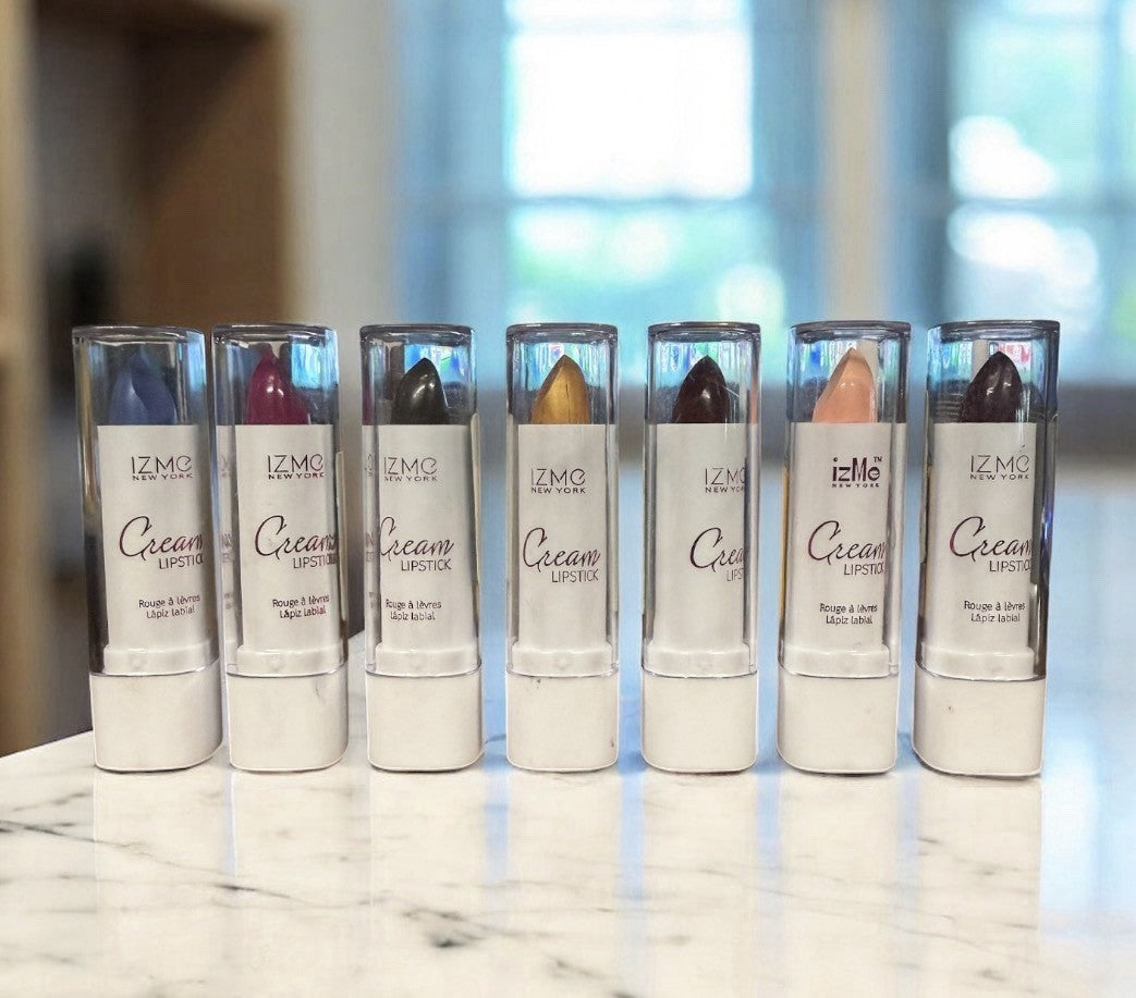 Cream Lipstick Set - 7 Shades Moisturizing Lip Color Variety