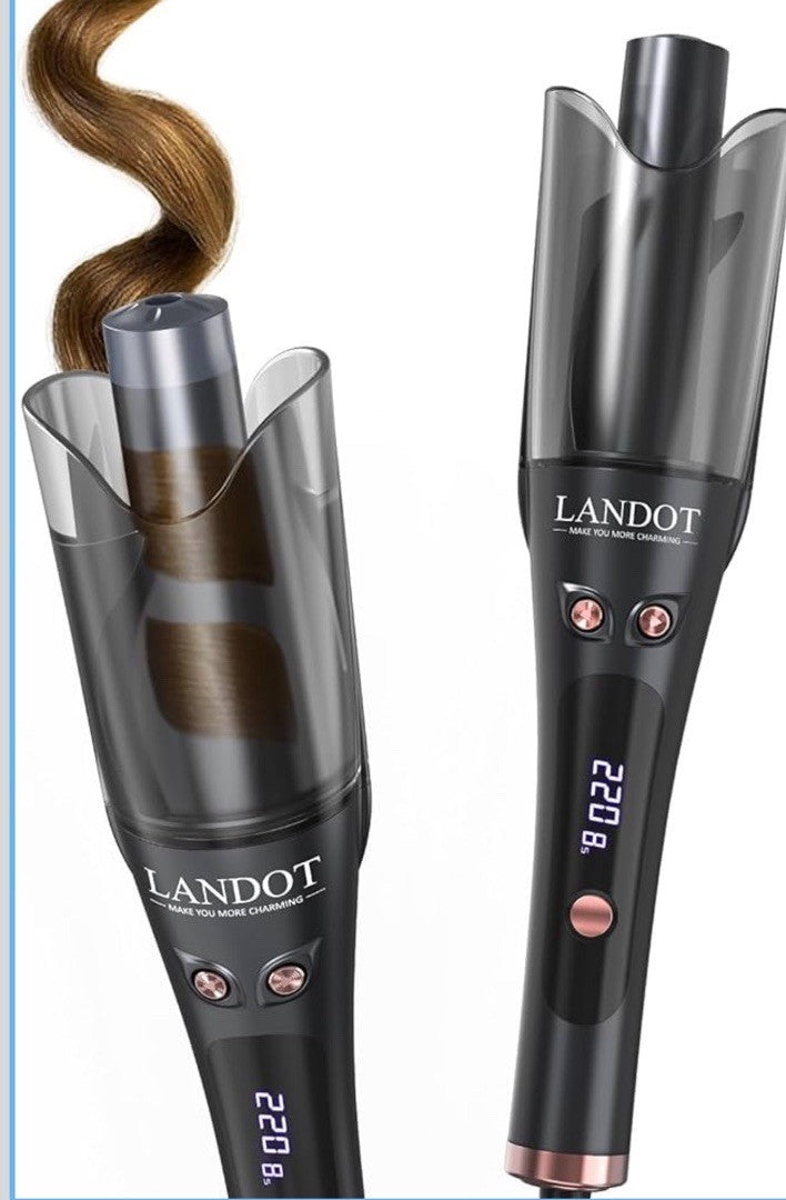 Automatic Rotating 1-Inch Curling Iron for Easy Hair Styling