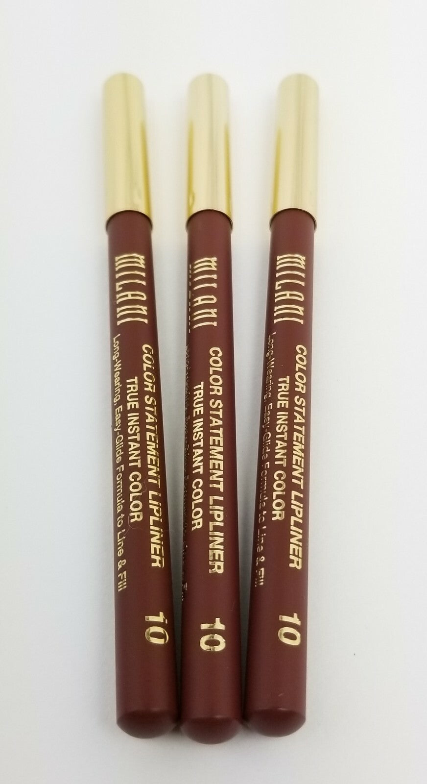 Lipliner Pencil #10 Cocoa - Set of 3 Milani Color Statement Instant Color