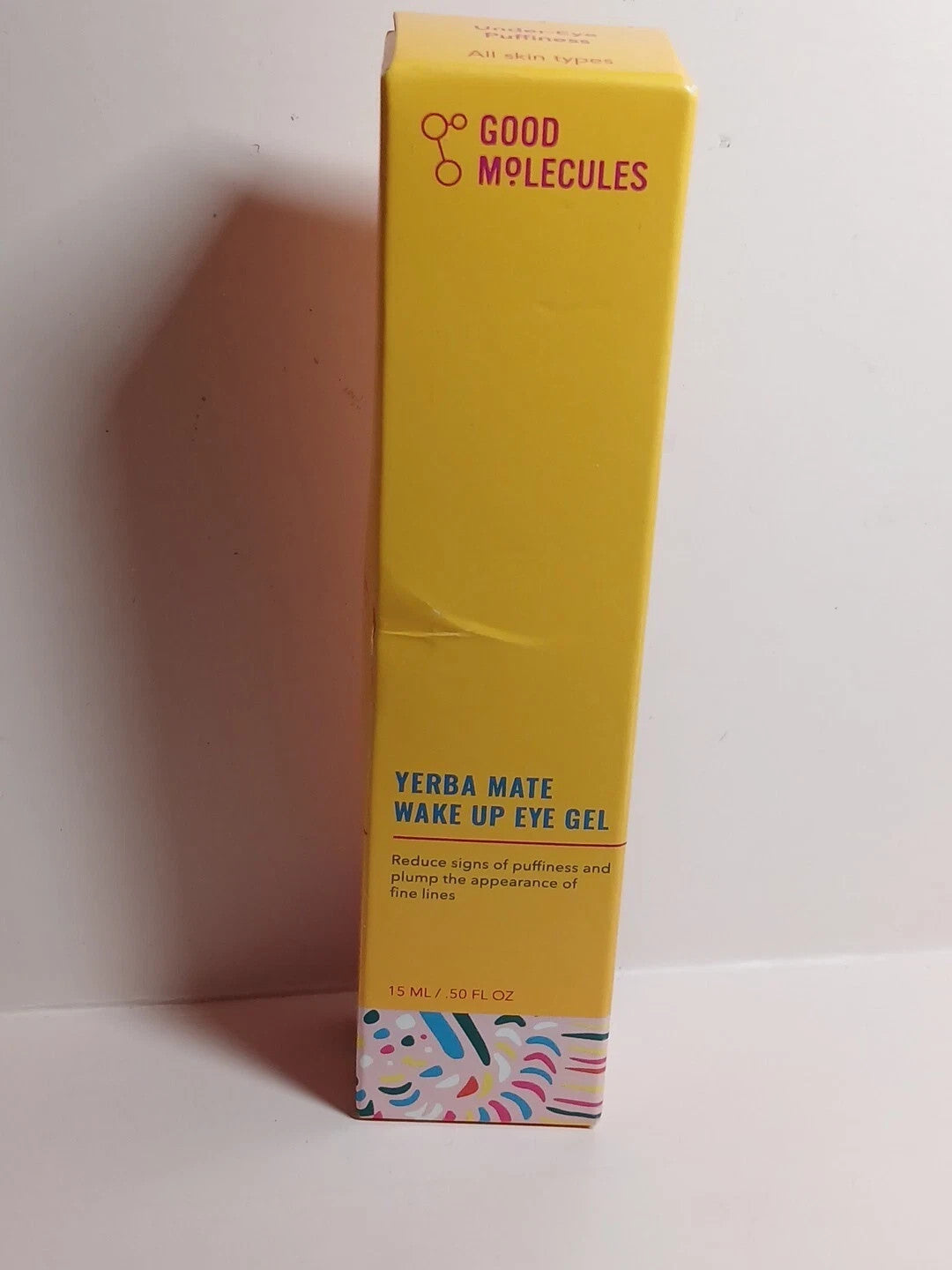 Eye Gel with Yerba Mate Extract for Brightening & Puffiness Relief – 0.5 Oz