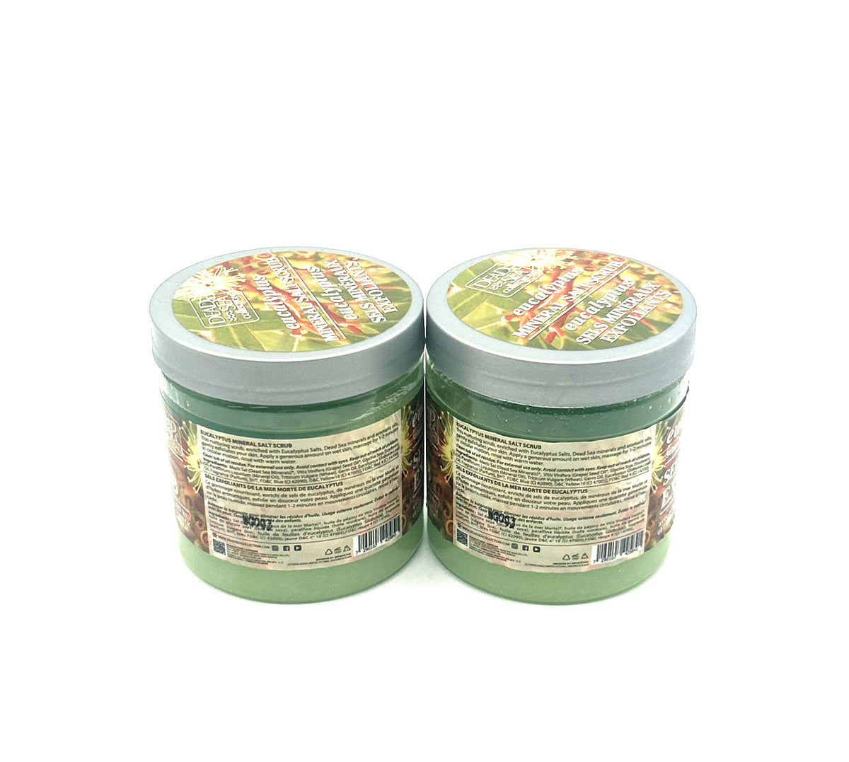 Dead Sea Collection Eucalyptus Exfoliating Mineral Salt Scrub, 2-Pack