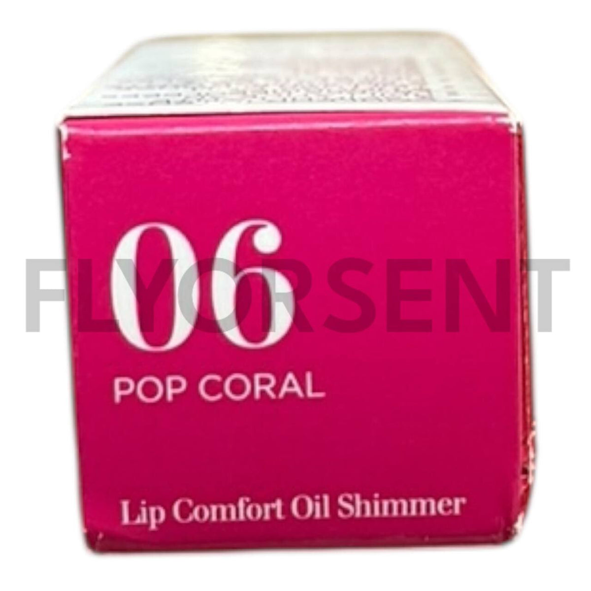 Lip Comfort Oil Shimmer - Bright Coral Lip Gloss with Shimmer - 0.2oz