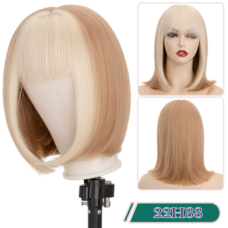 Long Ombre Wigs - Heat Resistant Synthetic Hair, Thick Full Wigs