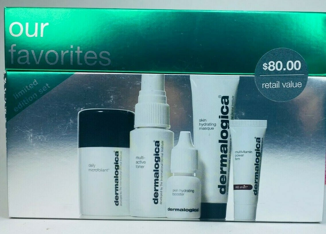 Dermalogica Set 5 Products : daily microfoliant, multi active toner,