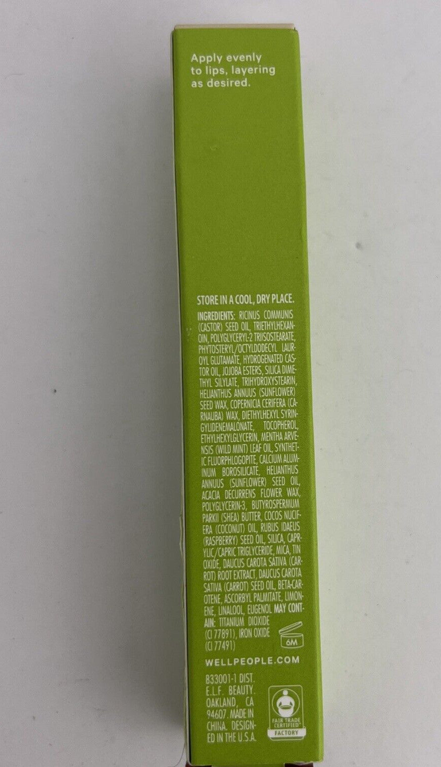 Hydrating Lip Balm with Gold Glow - Nourishing Lip Treatment, 0.28oz