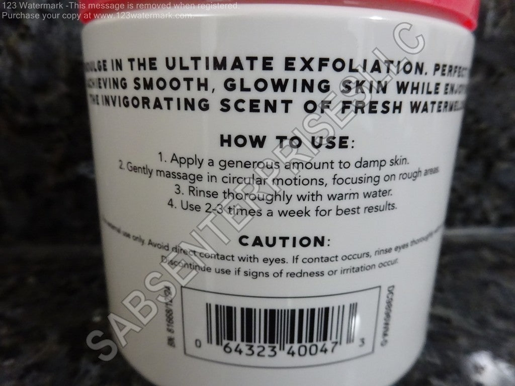 6 Dani Beauty WATERMELON Body Scrub Exfoliating + Resurfacing 15.87