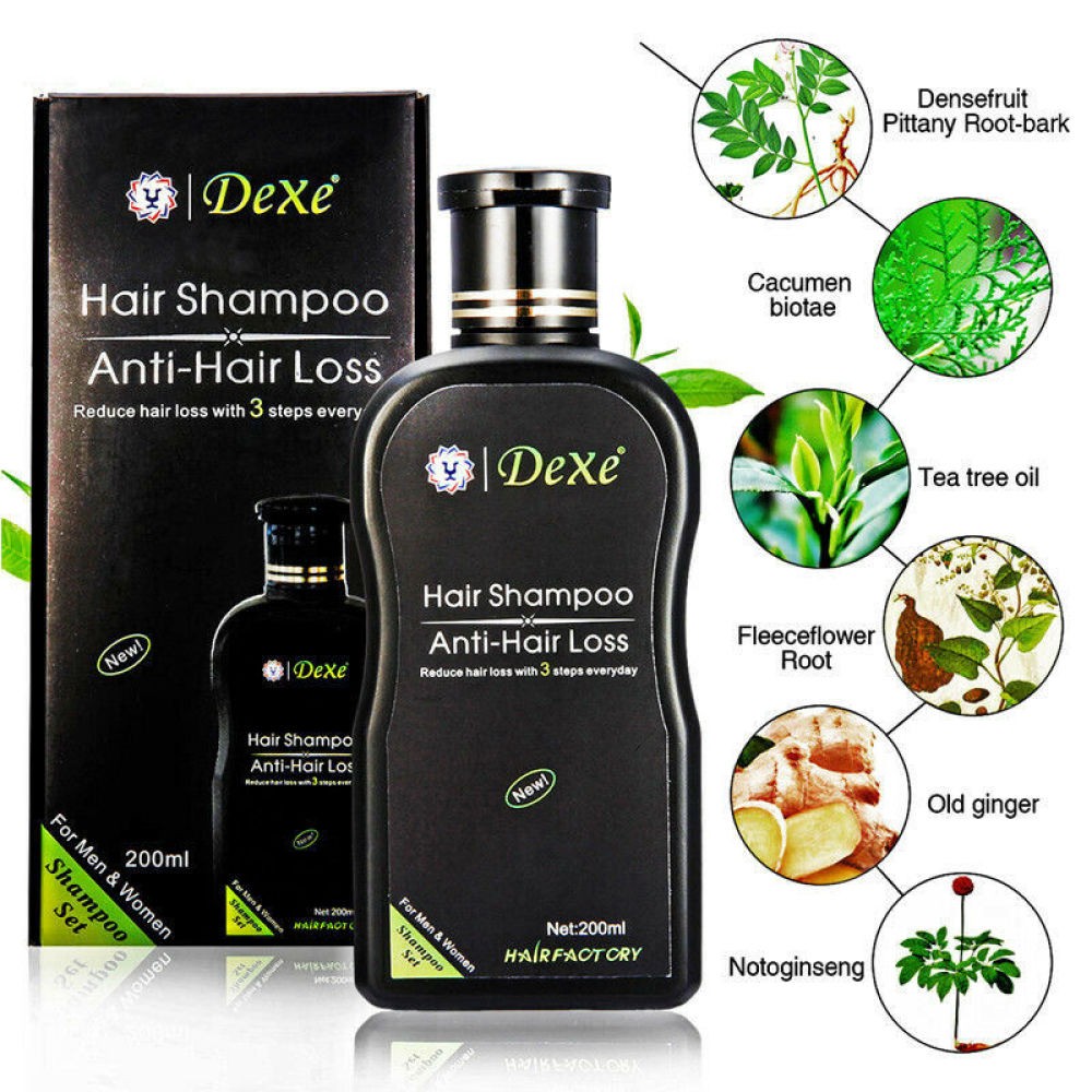 Anti-Hair Loss Shampoo 200ml - Herbal Formula for Men & Women