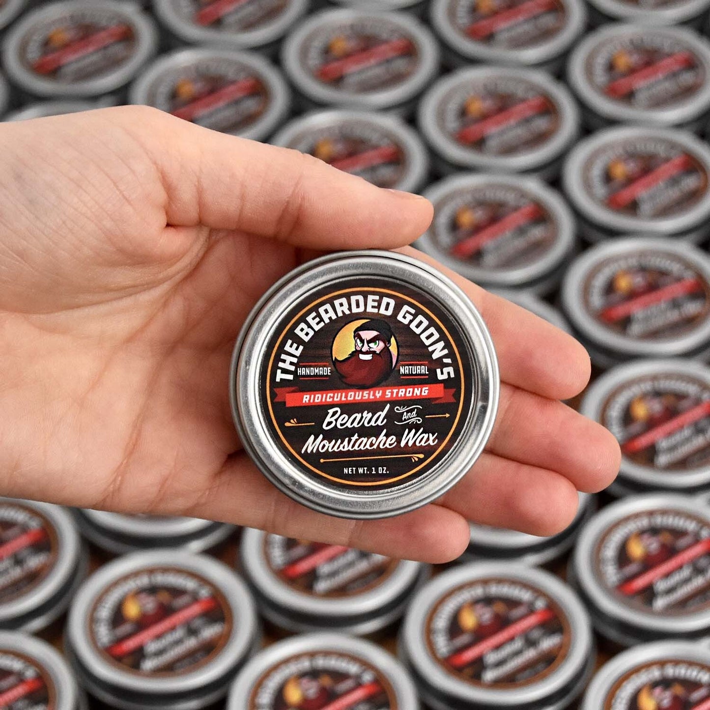 Ridiculously Strong Beard & Moustache Wax - All Natural Hold for Unruly Facial Hair