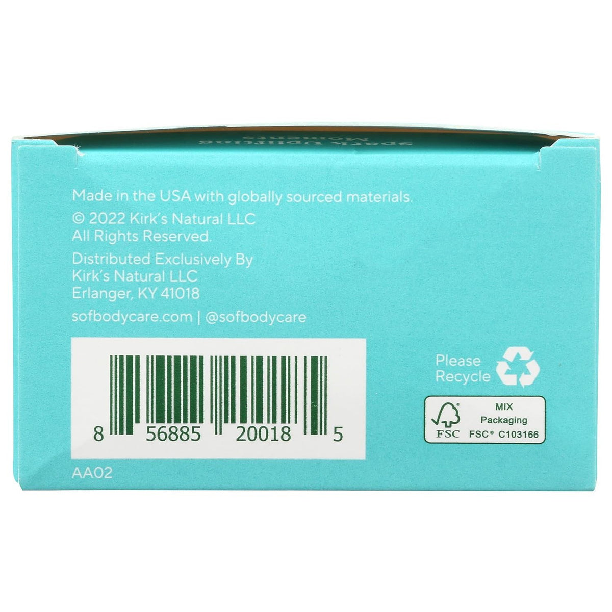 South Of France,French Milled Vegetable Oval Bar Soap+Shea