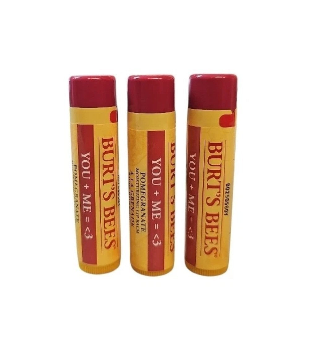 10-Pack Natural Pomegranate Lip Balm Set - Moisturizing & Hydrating