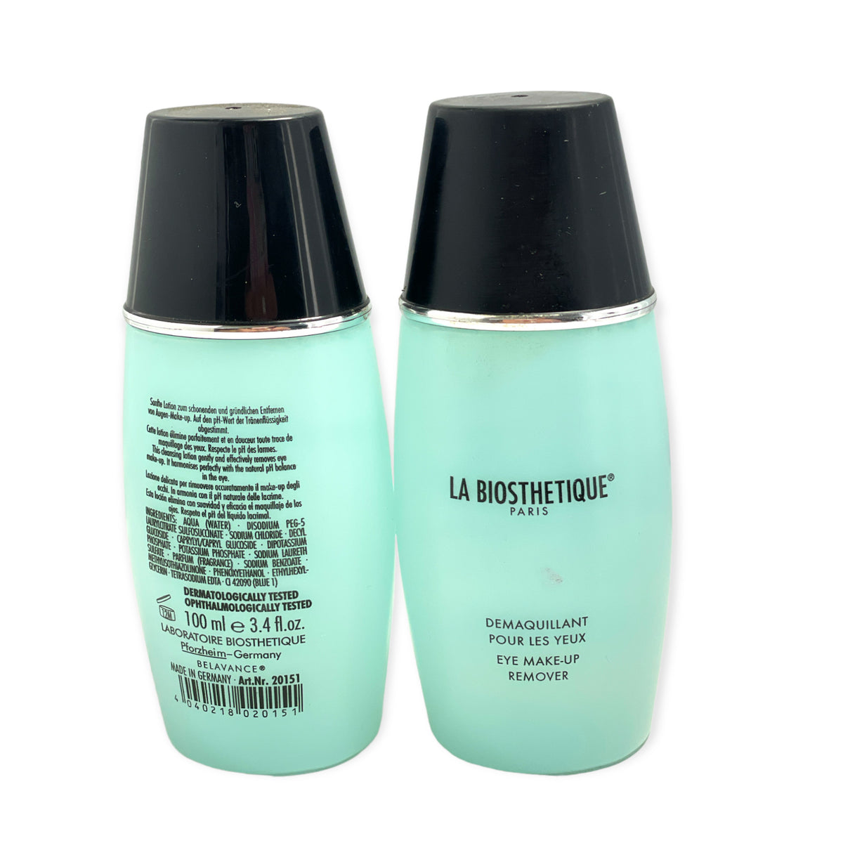 Eye Makeup Remover 100ml - Pack of 2, Gentle Eye Makeup & Waterproof Remover