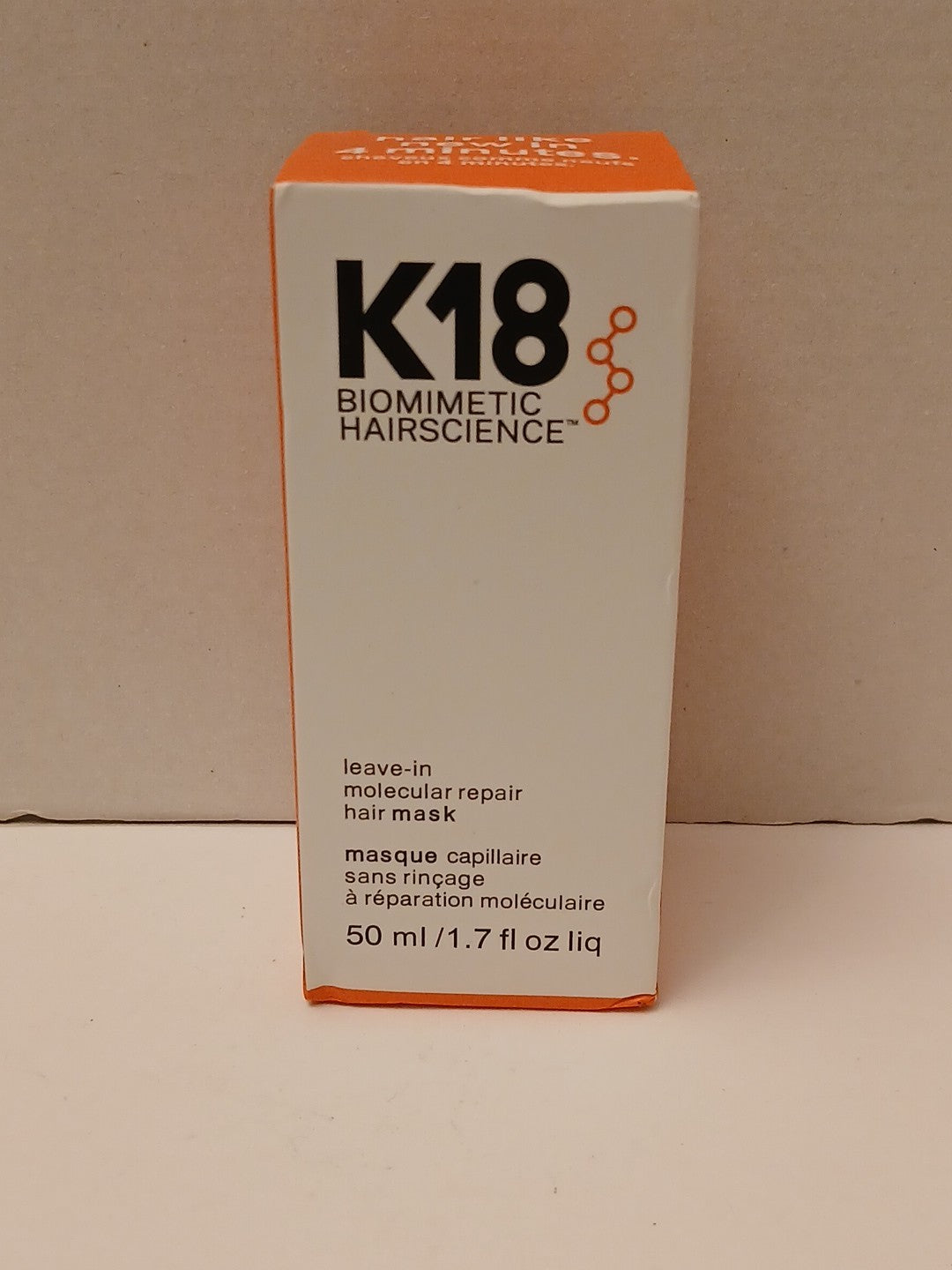 K18 Leave-In Molecular Hair Repair Mask 1.7 fl oz / 50 ml - Deep Nourishing Treatment