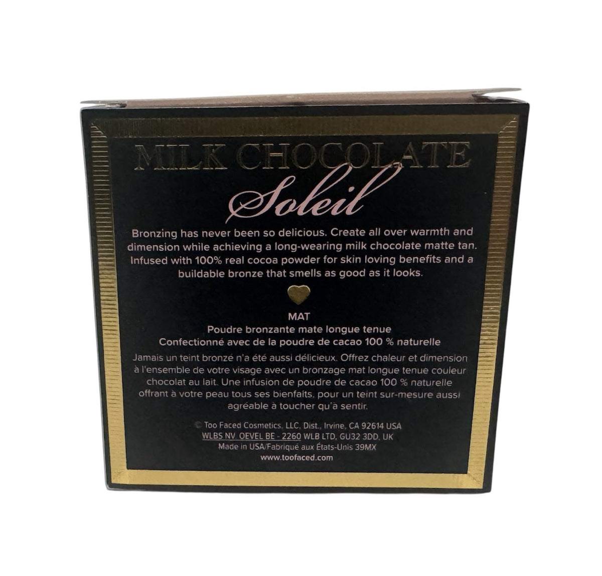 Long-Wear Matte Bronzer for Face & Body - Milk Chocolate, 0.28oz