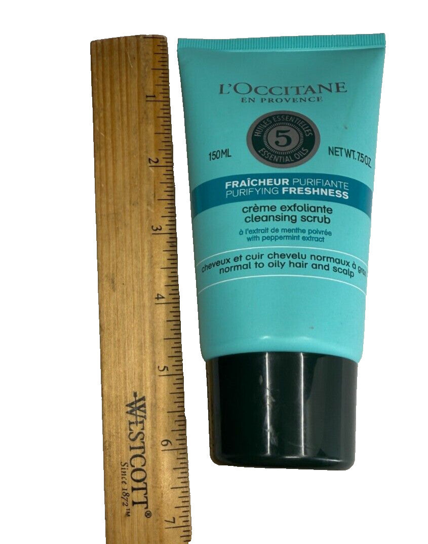 L'occitane Purifying Freshness Hair And Scalp Cleansing Scrub 7.5 oz