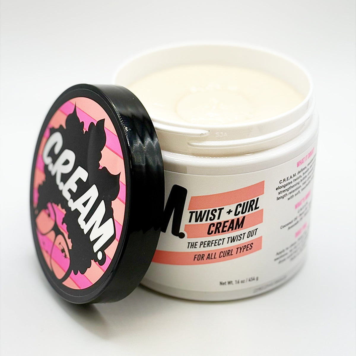 Curl Defining Cream for All Curl Types - Hydrating & Frizz Control 16oz
