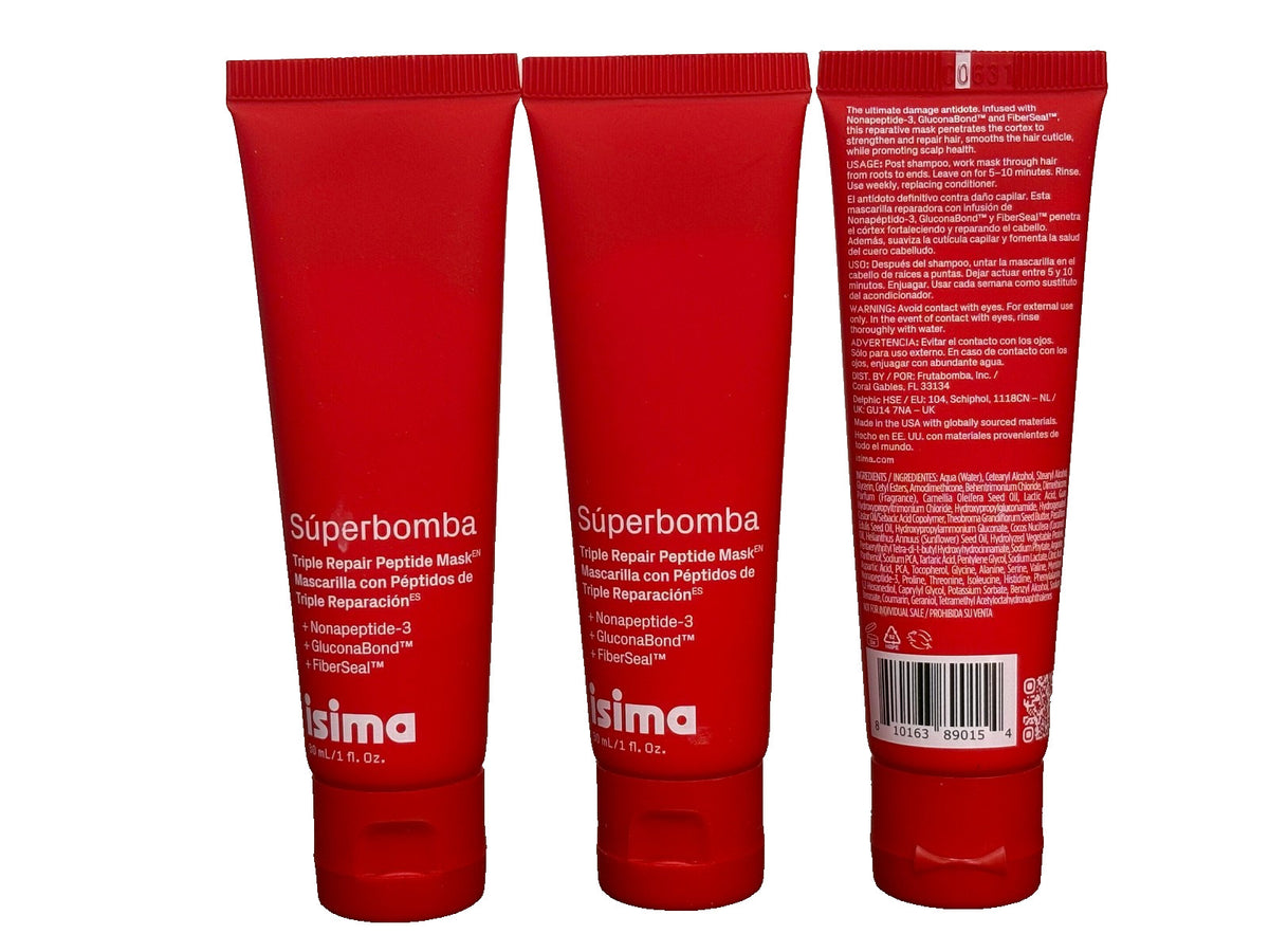 Triple Repair Peptide Hair Mask Set - 3 x 1oz Nourishing Hair Treatments