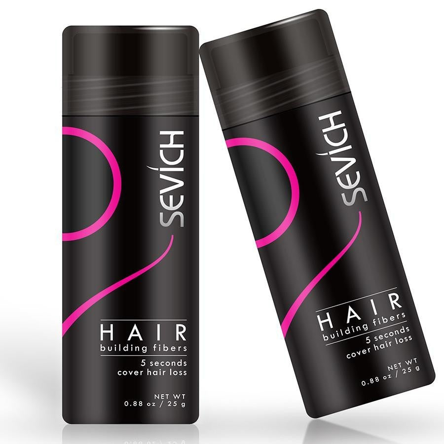 Dark Brown Hair Building Fibers Keratin Powder