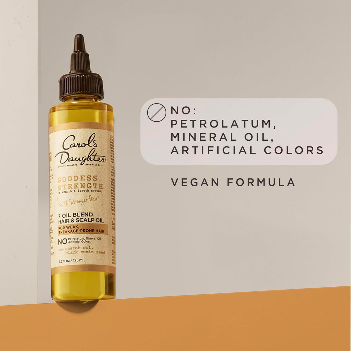 Natural Curl & Wave Hair Oil - Nourishing Castor Oil Blend for All Hair Types 4.2 Fl Oz