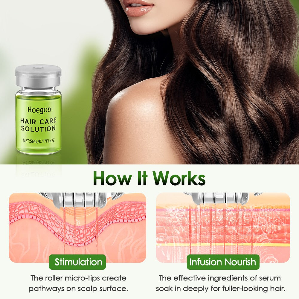 Hair Growth Serum with Micro Needle Roller - 1.5 fl oz