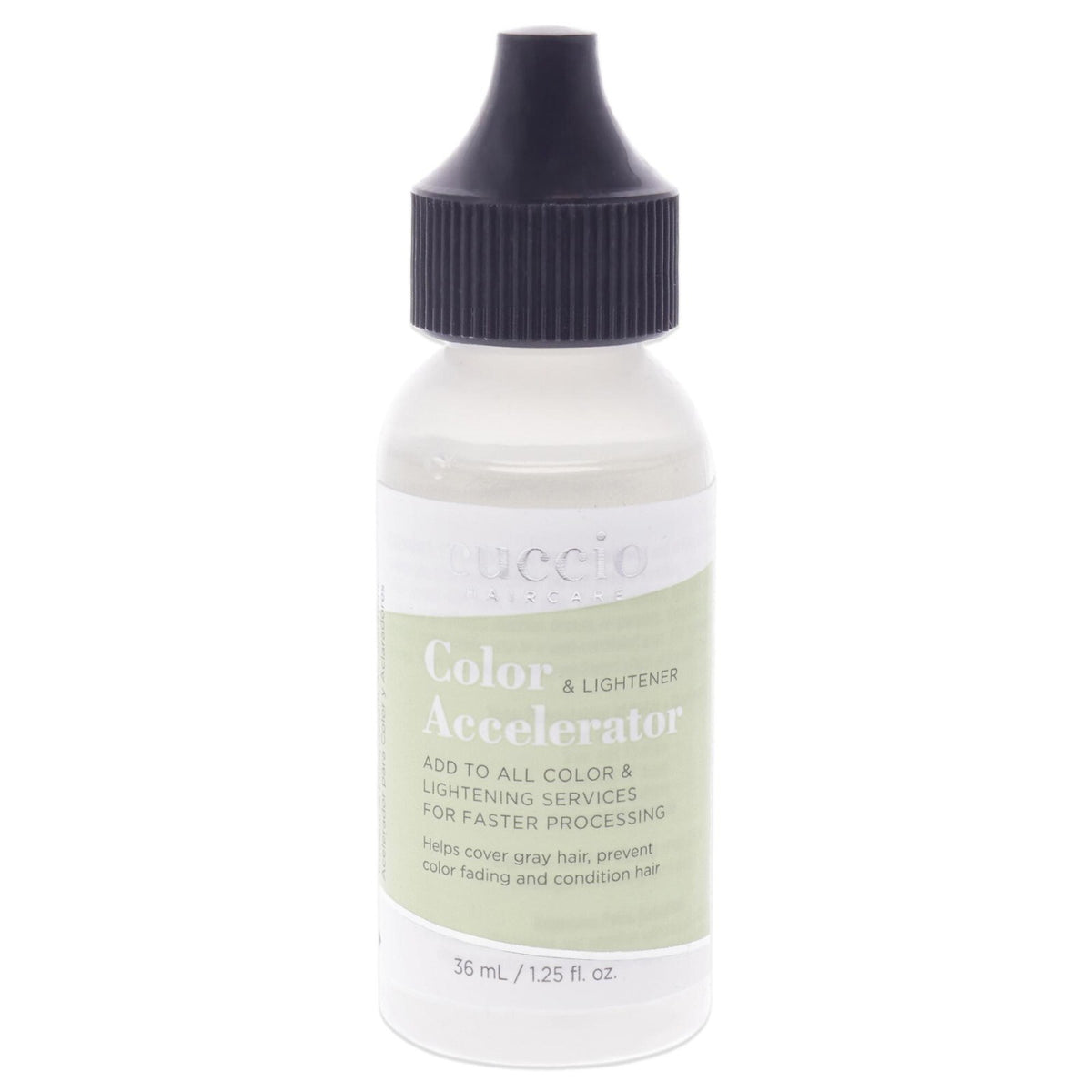 Hair Color and Lightener Accelerator by Cuccio 1.25 oz - Faster Processing, Gray Coverage, Long-Lasting Color