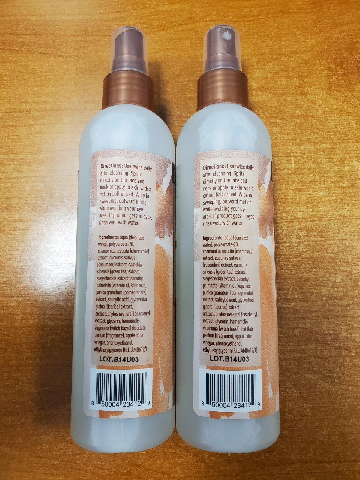 2 Pack Clarifying Toner for Pores & Skin Refreshing - 8 oz Each