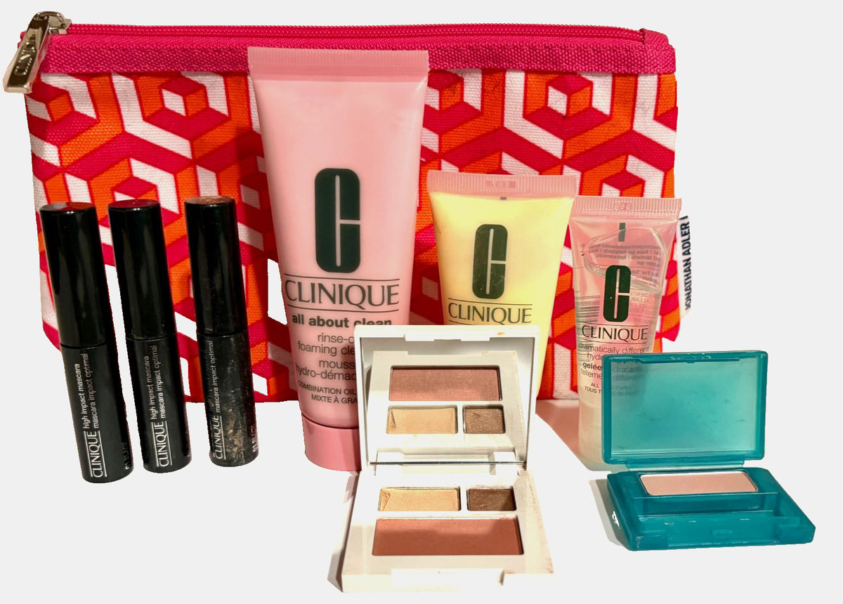 Clinique Skincare & Makeup Gift Set with Bag - Travel Size