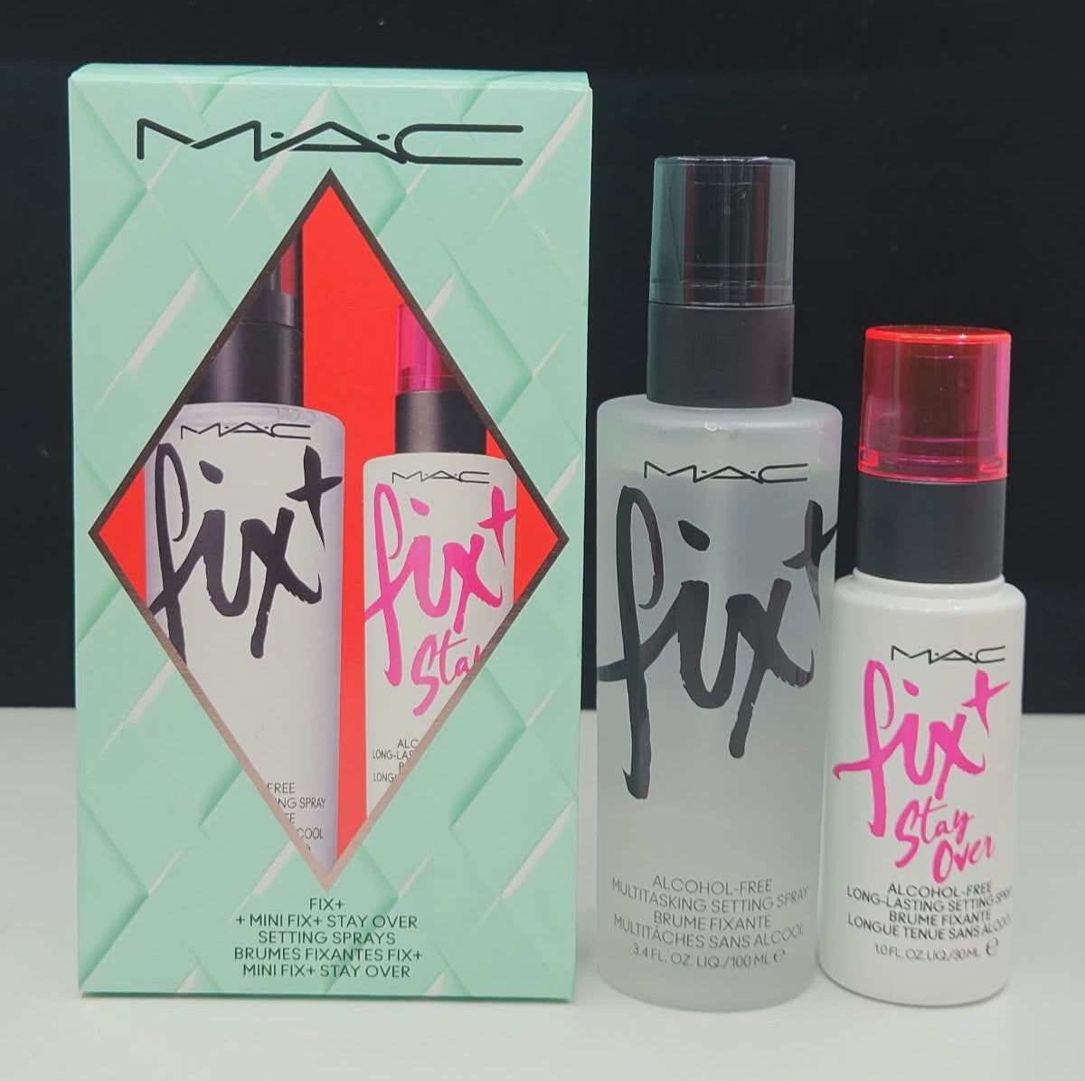 MAC Fix+ Mini & Regular Setting Spray Duo - Long-Lasting Makeup Finishing