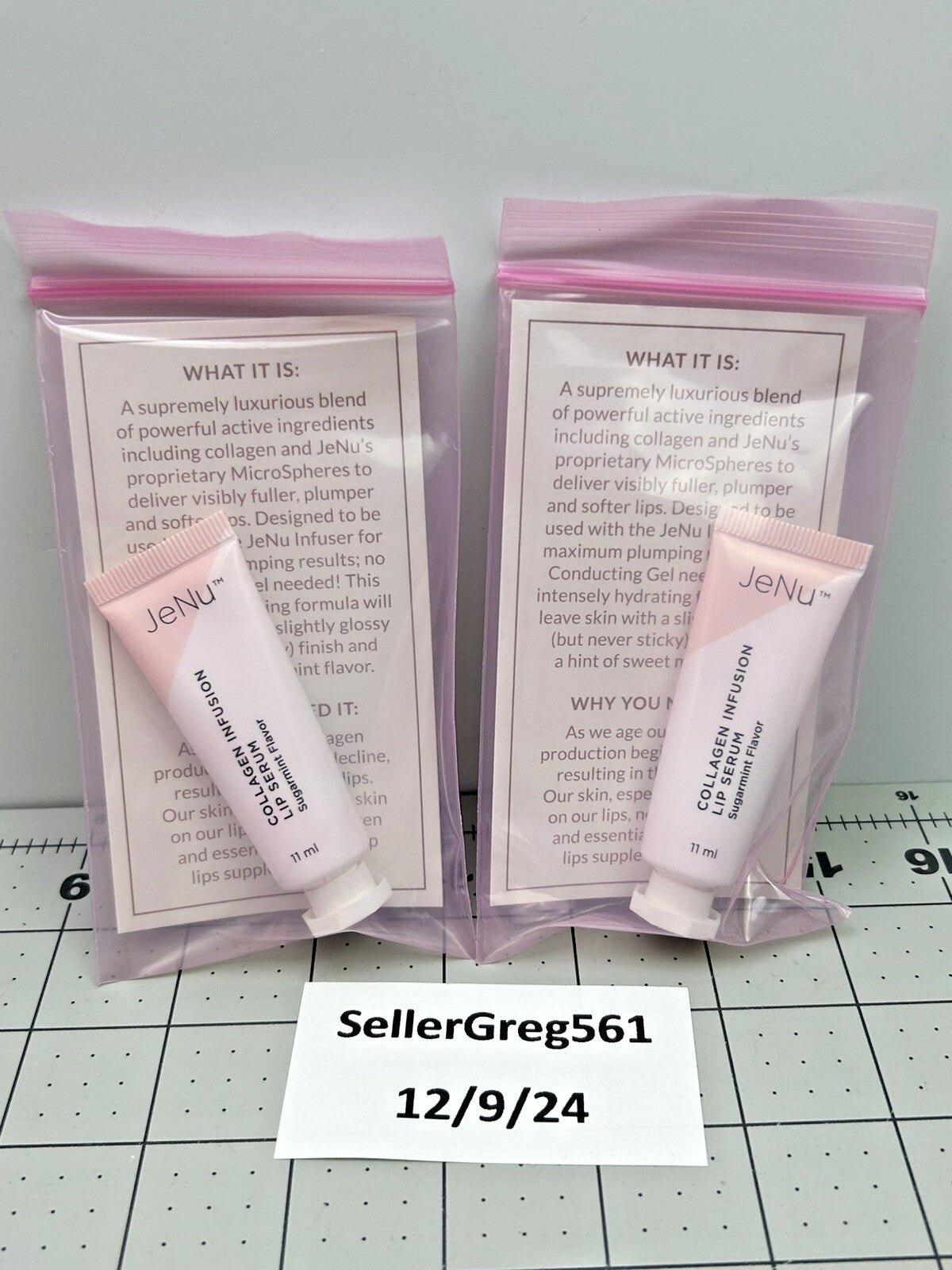 Lip Plumper Serum with Collagen & Sugarmint - Pack of 2, Lip Enhancer