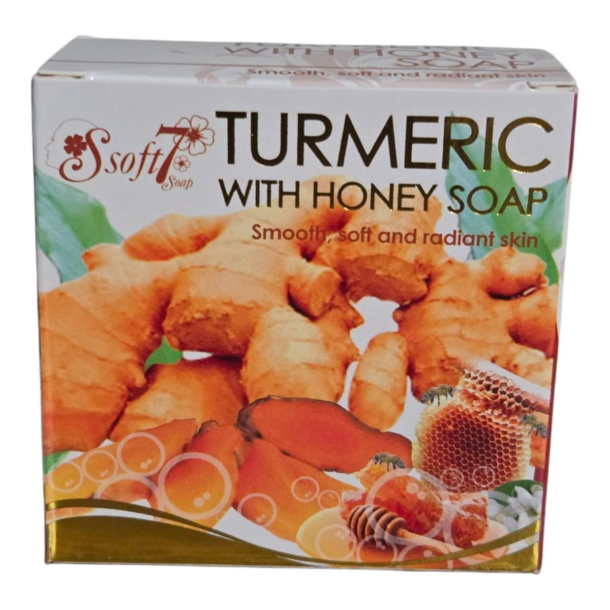 Turmeric with Honey Herbal Soap - Natural Skin Care 120g