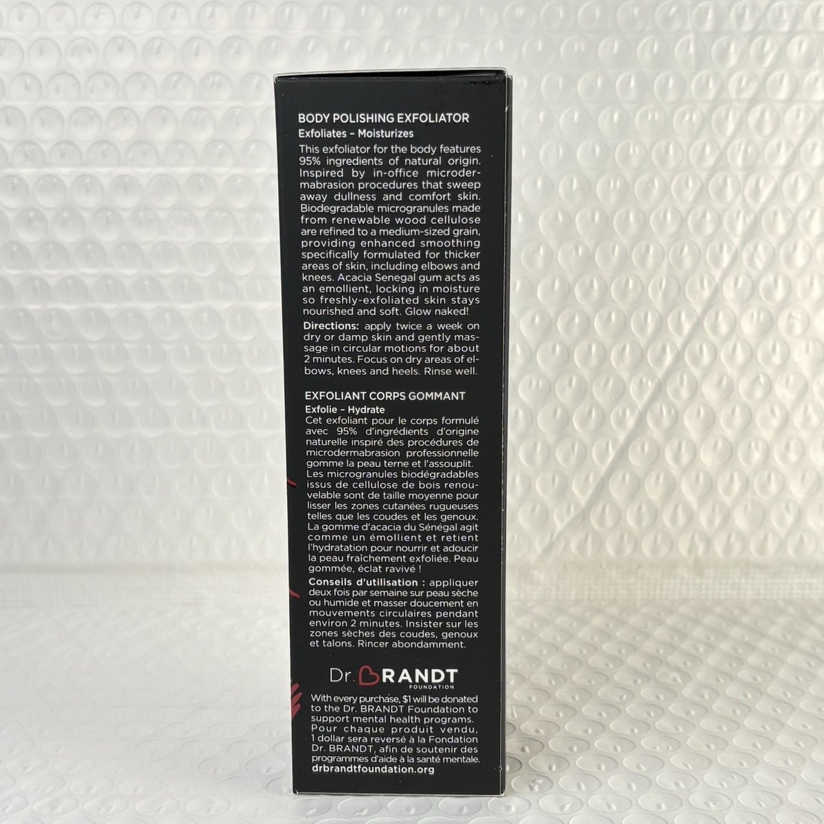 Dr Brandt Microdermabrasion Body Polishing Exfoliator 3.5oz New Scrub