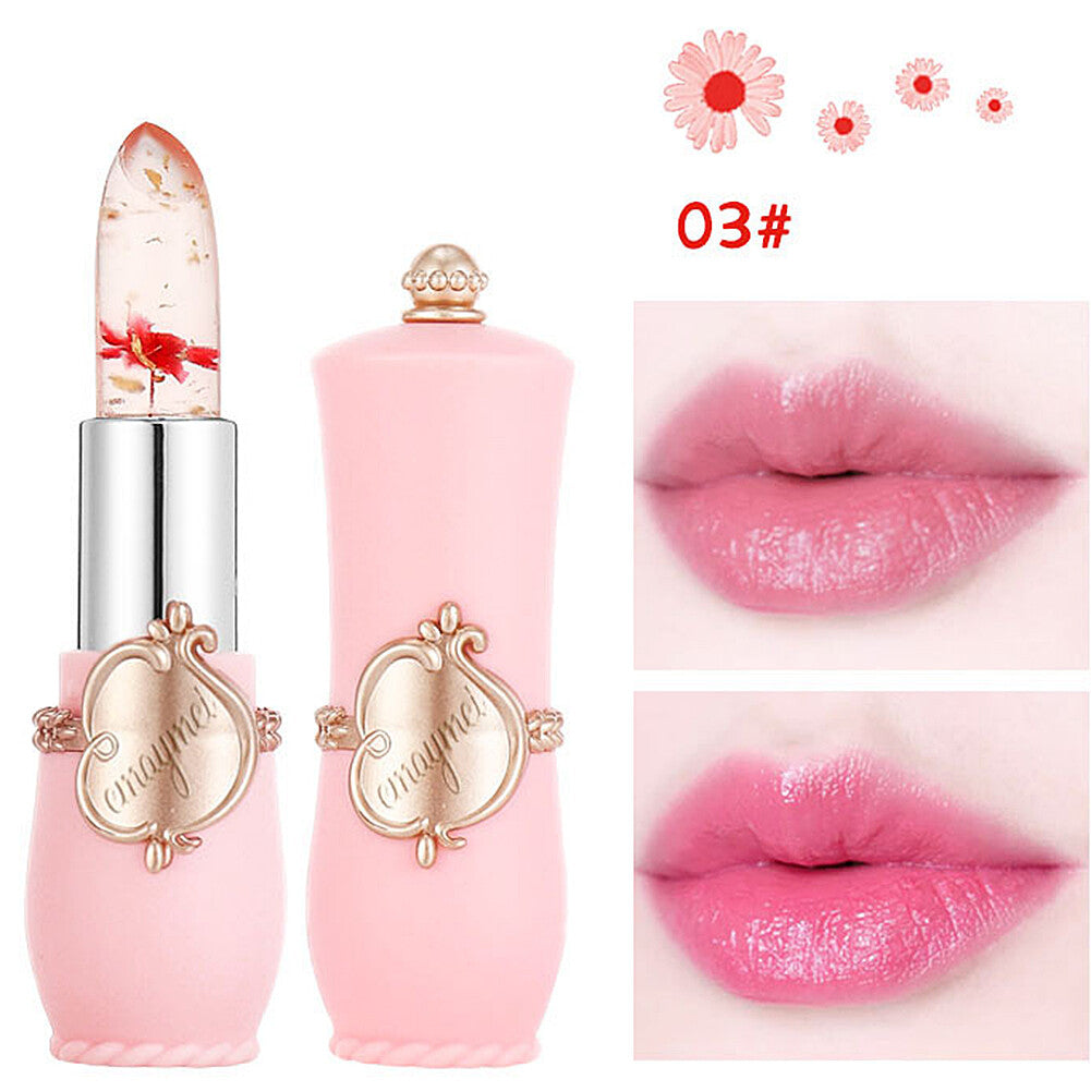 Color Changing Lipstick with Floral Fragrance - Waterproof & Long-Lasting