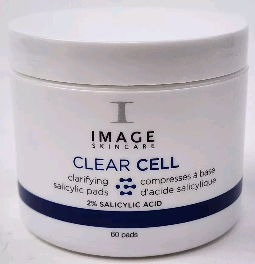 Salicylic Acid Face Pads for Acne Treatment - Clear Cell Clarifying 60 Count