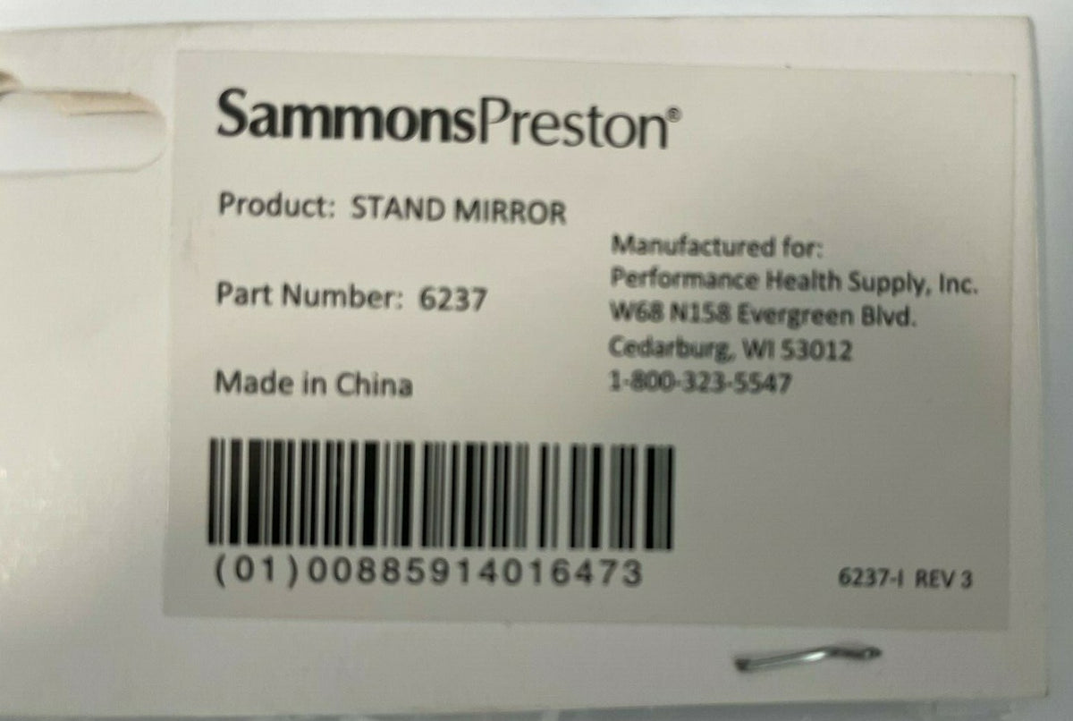 Sammons Preston 2-Sided Stand Mirror 3x Magnification