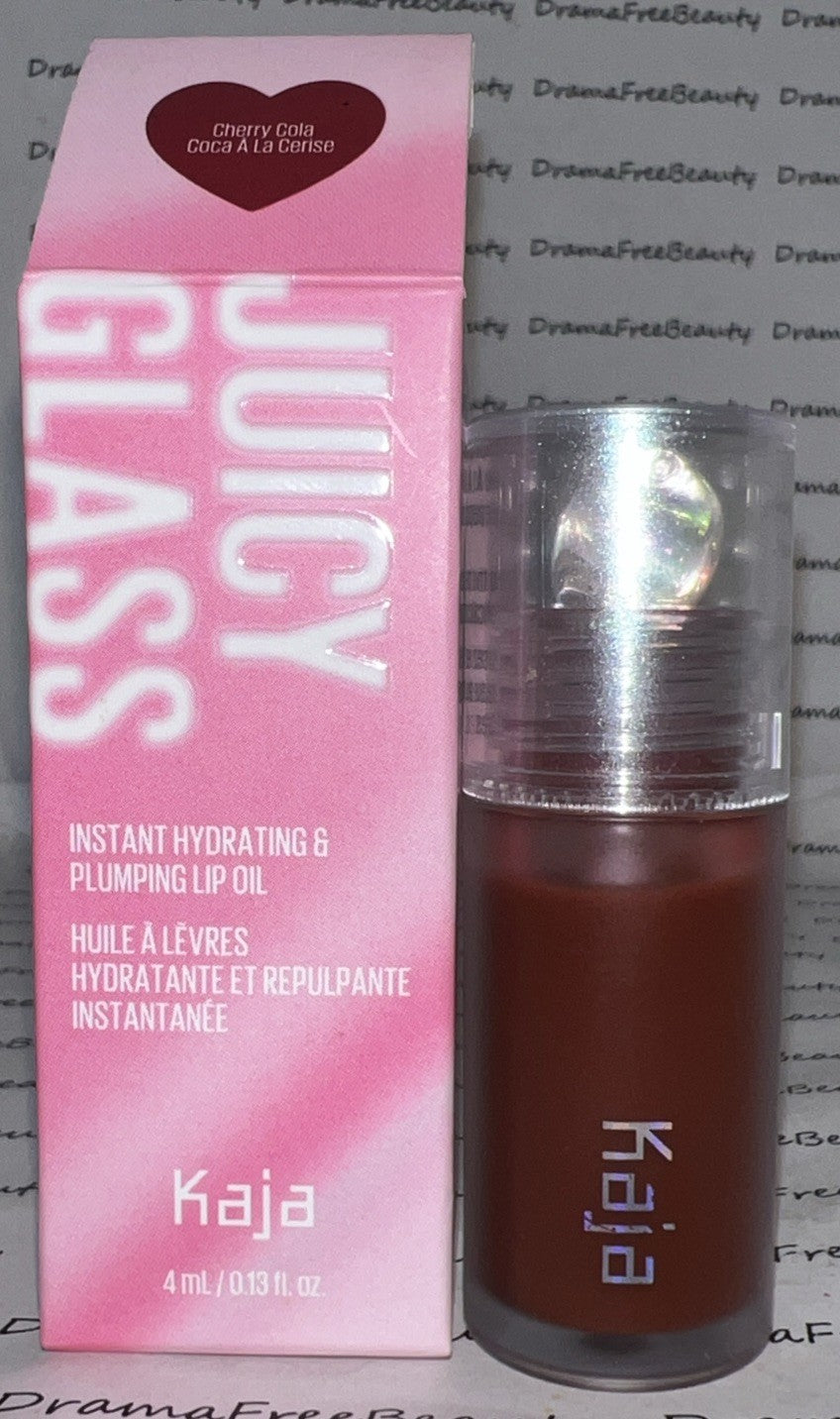 Hydrating Lip Oil with Plumping Shine - Cherry Cola Sheer Lip Gloss