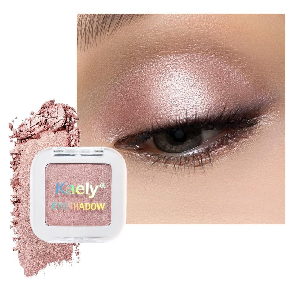 Dusty Pink Champagne Eyeshadow Palette - Rose Gold & Nude Shades