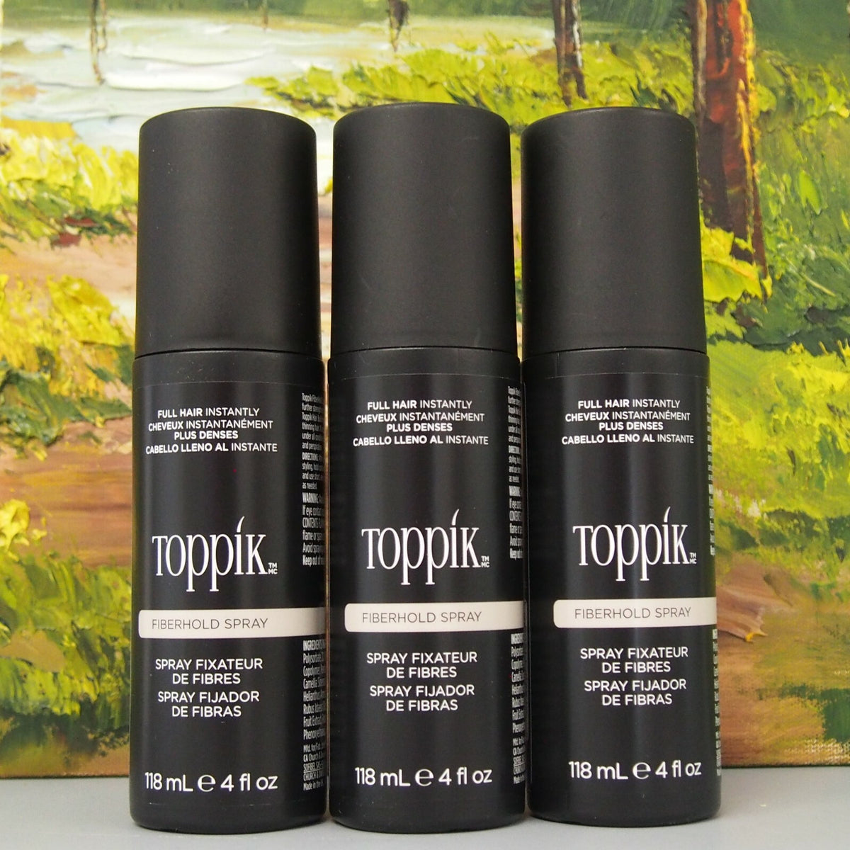 Toppik Fiberhold Hair Spray 4oz (Pack of 3)