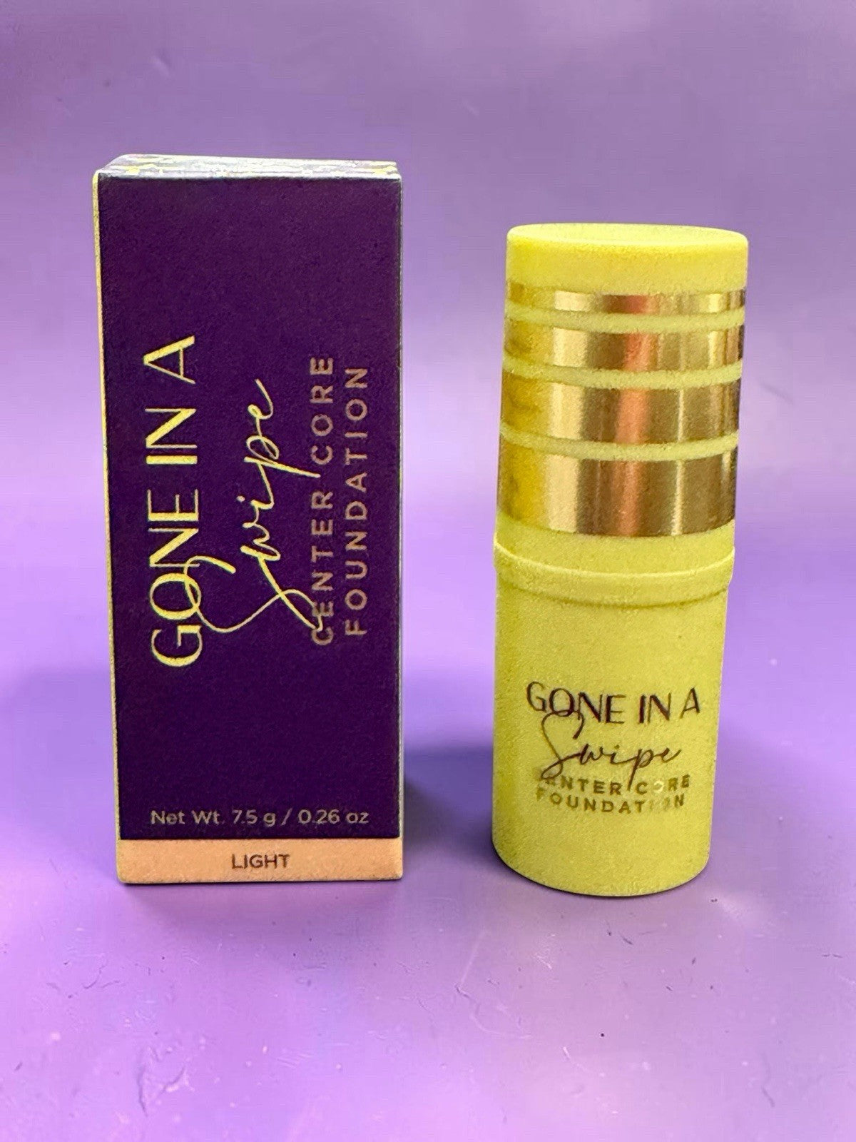 Light Foundation Stick - Buildable, Moisturizing Center Core Makeup 0.26 oz