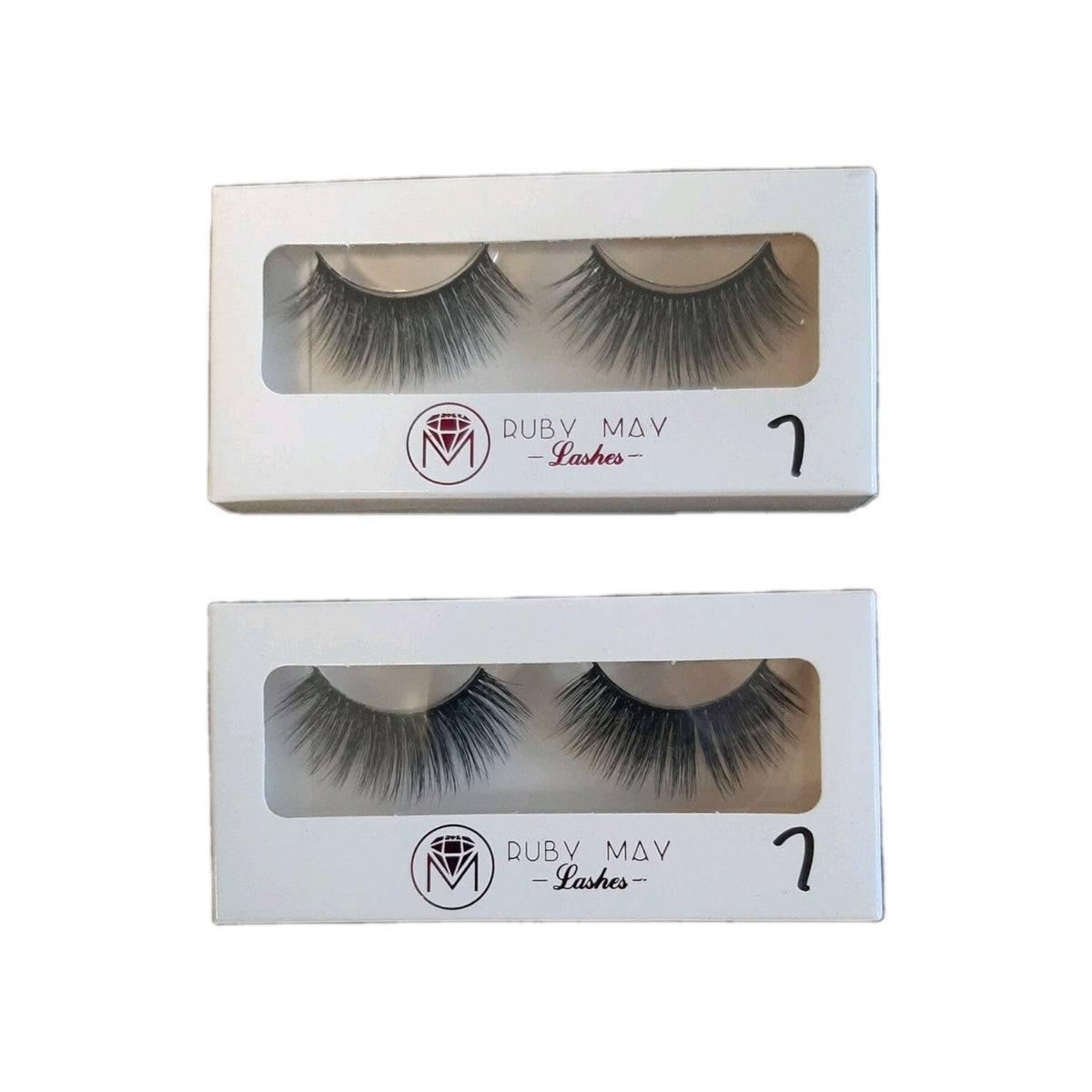 2 Pairs Ruby May Premium 3D False Eyelashes Ariel Style ARIEL 3D-36 Cruelty-Free