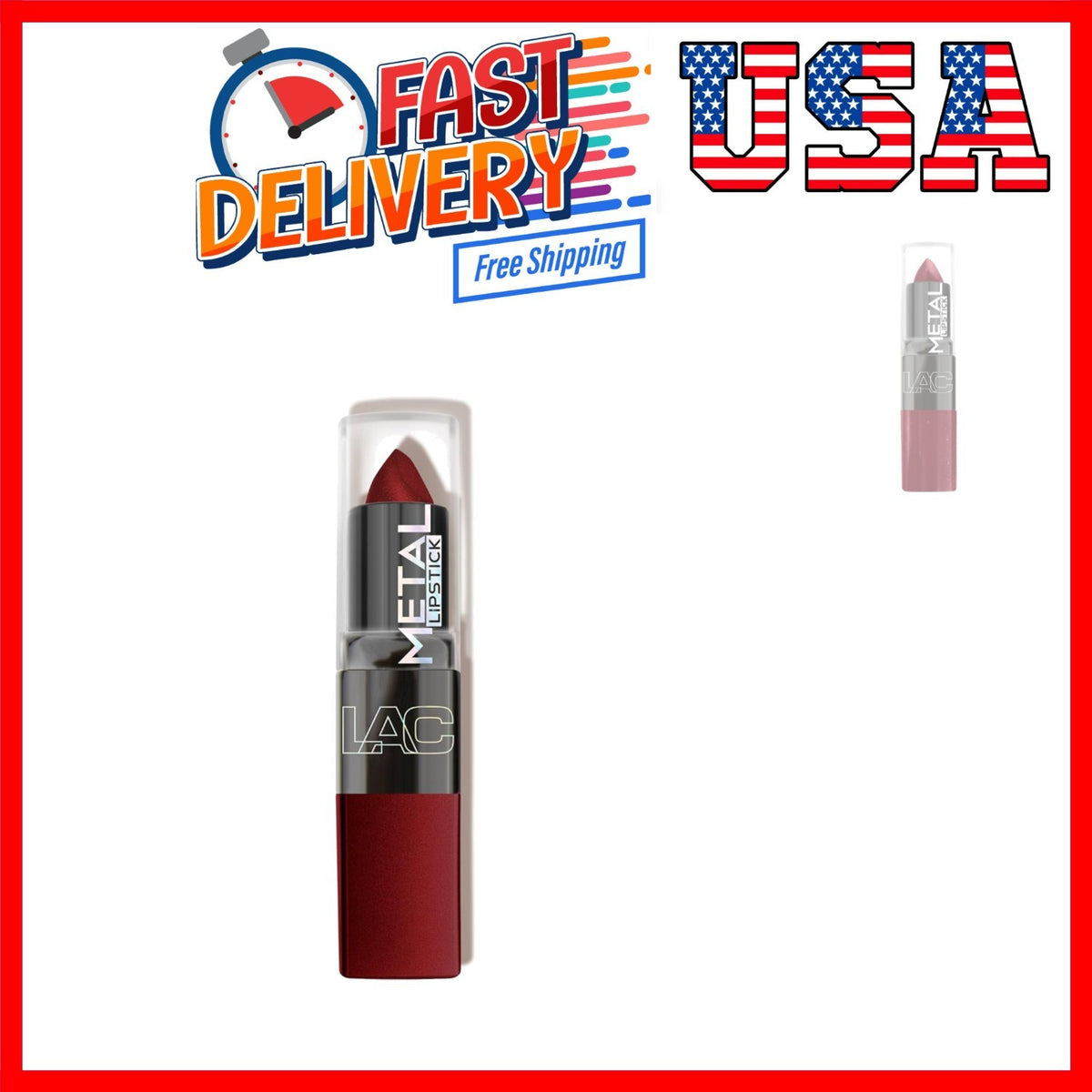 Metal Lipstick Ruby Slippers Vibrant Metallic Lip Color 10 Shades