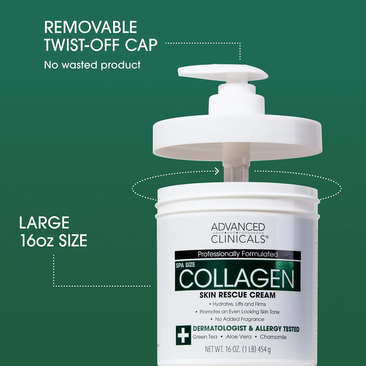 Collagen Body Lotion & Face Moisturizer with Vitamin E – 2-Piece Set
