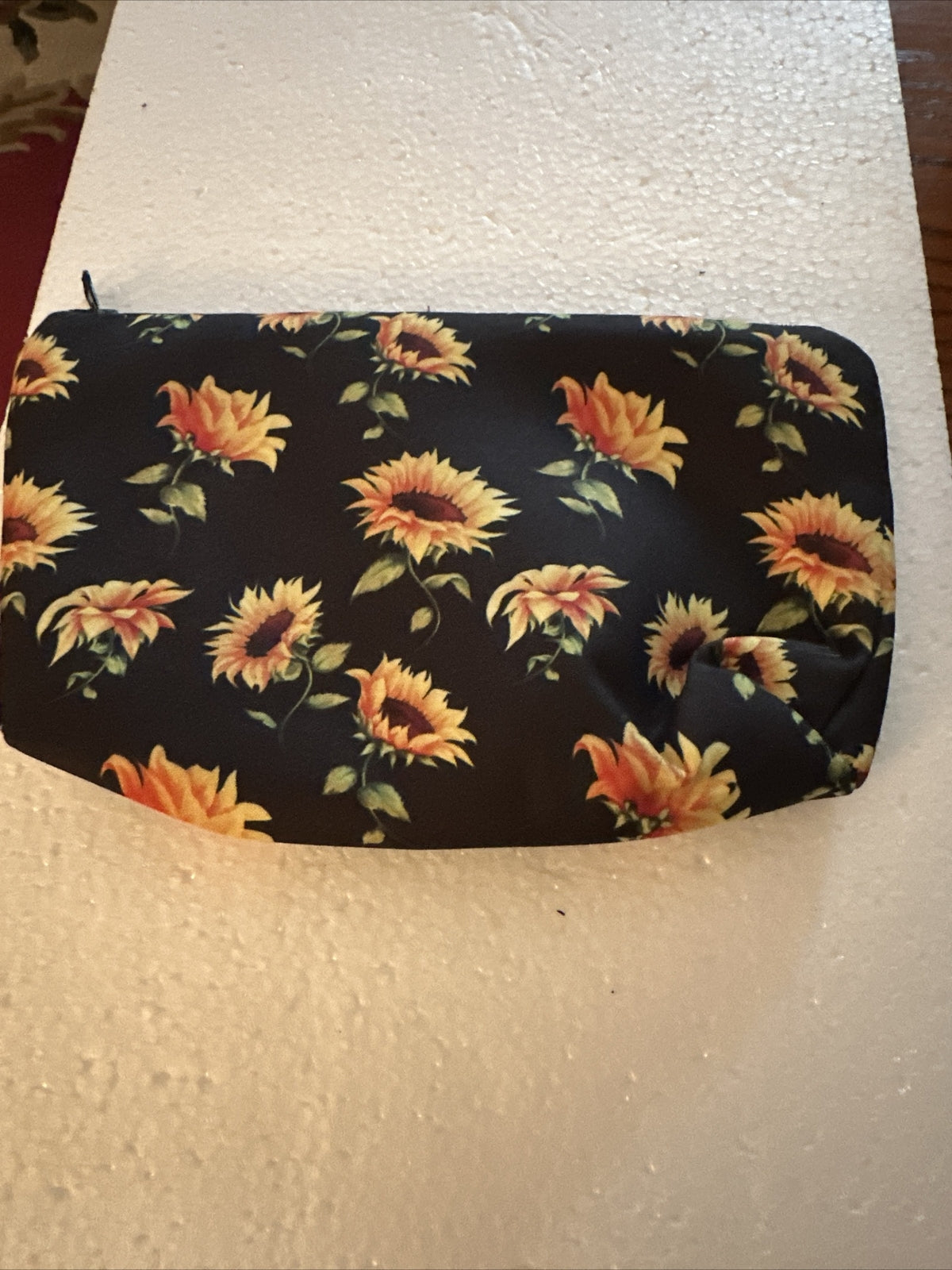 Colorful Sunflower Makeup Bag - Cute Floral Cosmetic Pouch