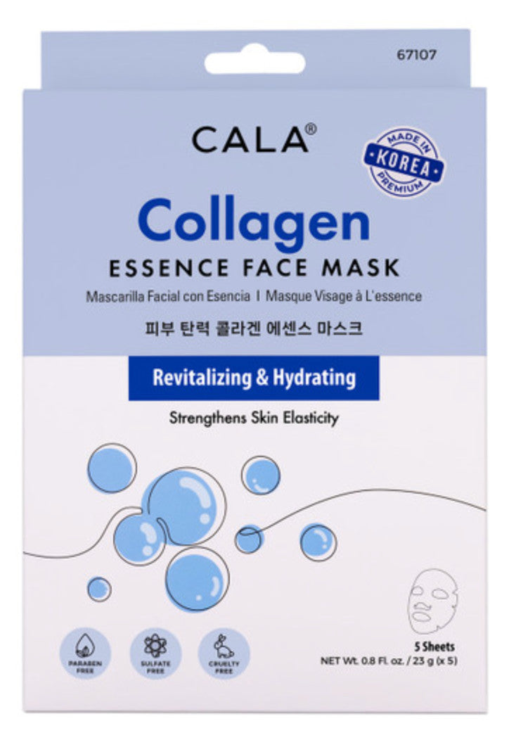 Cala Essence Face Masks - 5 Sheet Pack