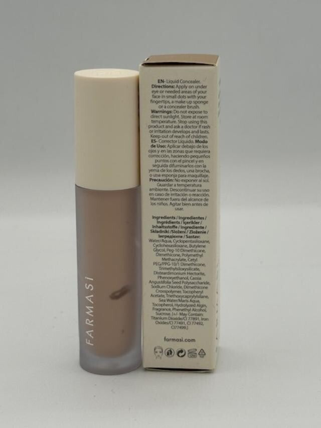 Liquid Concealer for Face Makeup - Hydrating & Wrinkle-Reducing, 0.24 fl oz