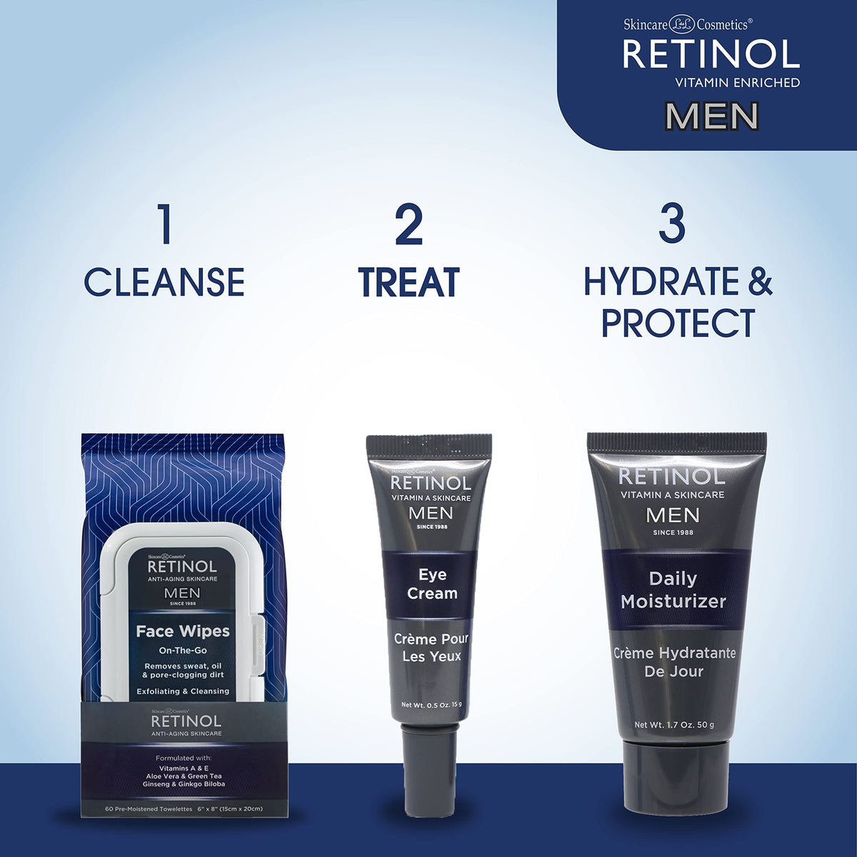 Men's Retinol Eye Cream – Anti-Aging Under Eye Treatment for Fine Lines & Dark Circles